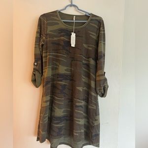 Z Supply Camo Dress. Size L. NWT.